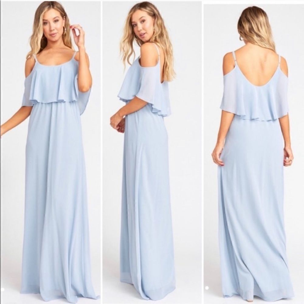 Show Me Your Mumu Caitlin Ruffle Maxi Dress